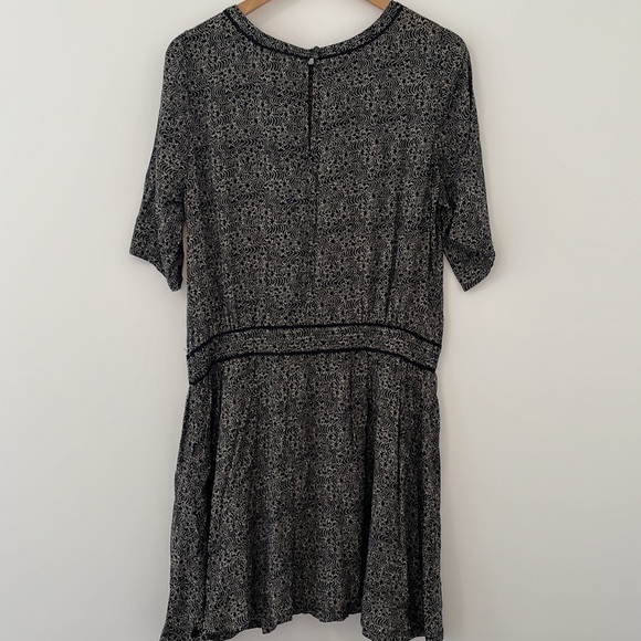 Maison Scotch & Soda Jolie Vagabonde Star Dress Dropped Waist Size 2 Coquette - Picture 8 of 10